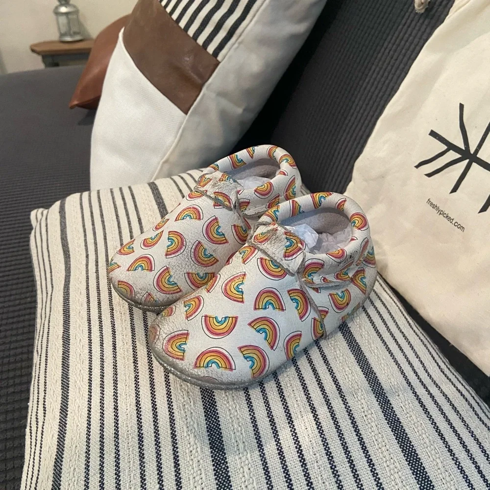 Freshly Picked Over the Rainbow Mini sole Moccasins